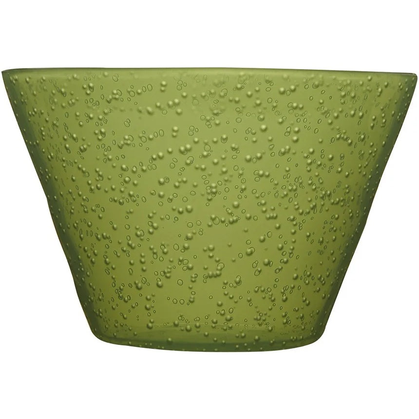 Zani Serafino Small Bowl Memento Synth in Acrylic D 11.50 Cm Lime Color