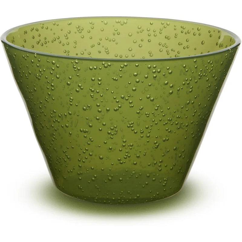 Zani Serafino Small Bowl Memento Synth in Acrylic D 11.50 Cm Lime Color