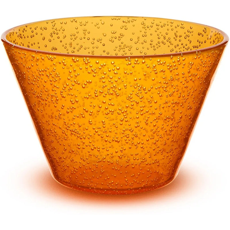 Zani Serafino Small Bowl Memento Synth in Methacrylate D 11.50 Cm Mandarin Color