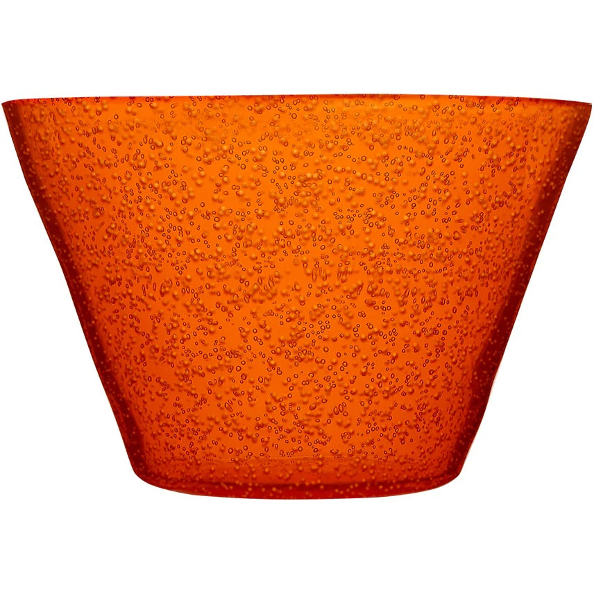 Zani Serafino Small Bowl Memento Synth in Acrylic D 11.50 Cm Orange