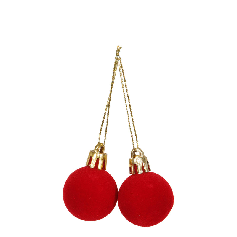 Piovaccari Set of 8 Red Christmas Bells Ø3 cm – Decorative Small Bells for Christmas Trees, Garlands, Decorations and DIY