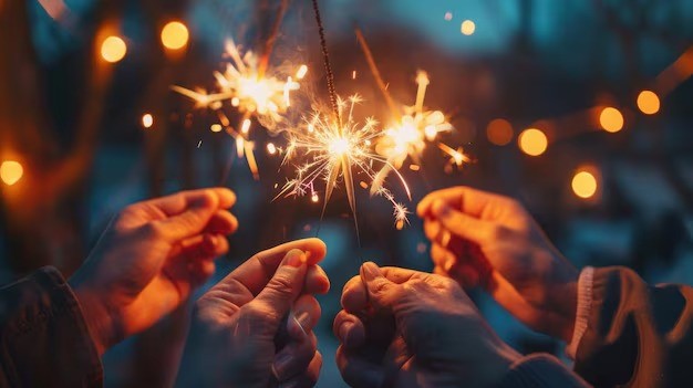 The Spinning Wheel Magic Firework Candle Christmas 17cm 10pcs