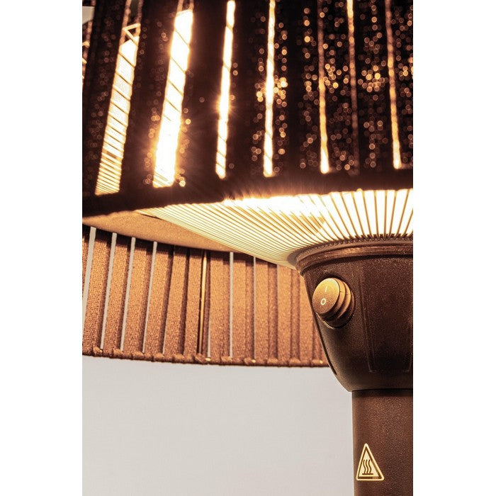 Andrea Bizzotto Holen Black Electric Heating Lamp