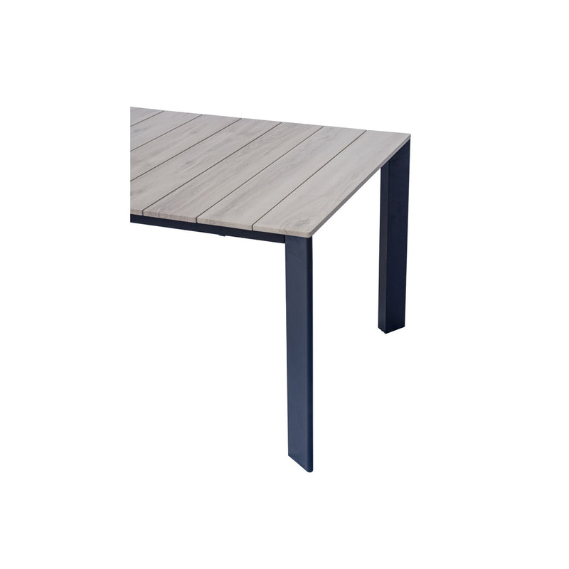 Moia Greenwood Arenzano Extendable Anthracite Wood Effect 211/276 cm