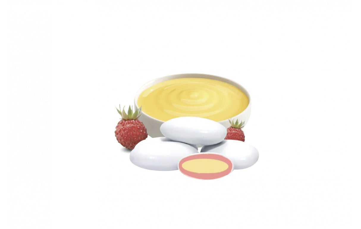 Maxtris Confetti Two Milk Chantilly Cream and Strawberries 1 Kg