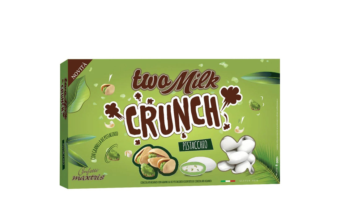 Maxtris Sugared Almonds Two Milk Crunch Pistachio 1 Kg