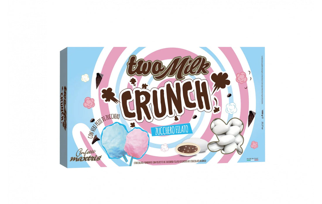 Maxtris Sugared Almonds Two Milk Crunch Cotton Candy 1 Kg