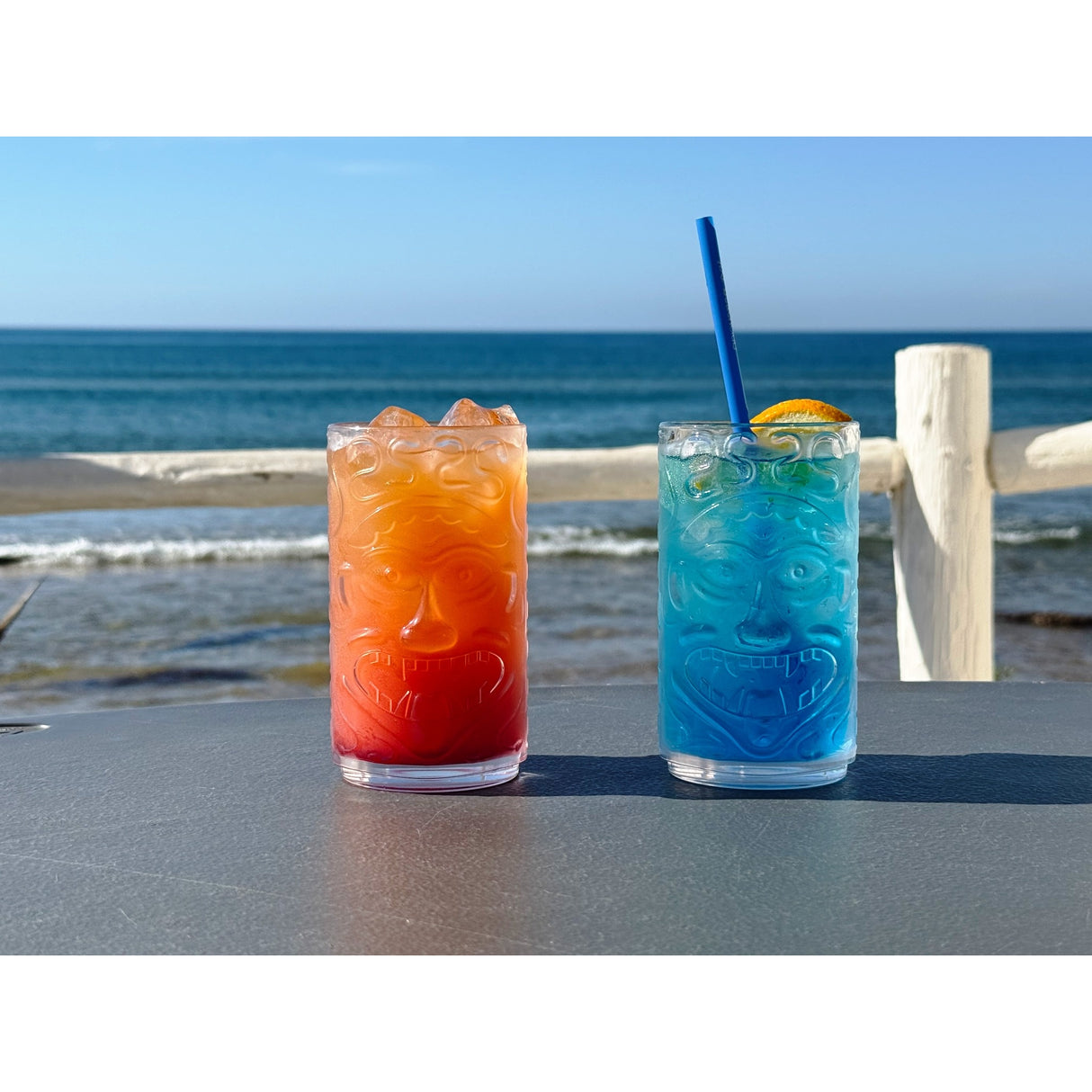 Brevetti WAF Bicchiere Tiki George 44 Cl Plastica San Trasparente 1 Pz