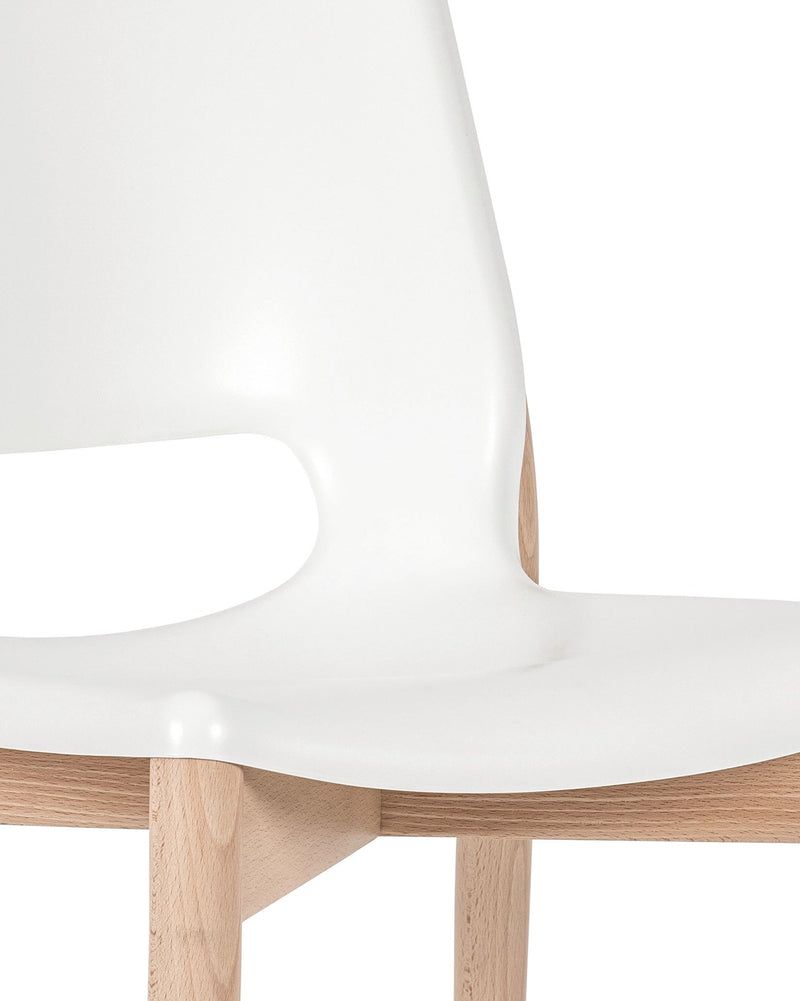 Alessi Poêle sedia monoscocca PS19 W bianca, design Philippe Starck – foto 6
