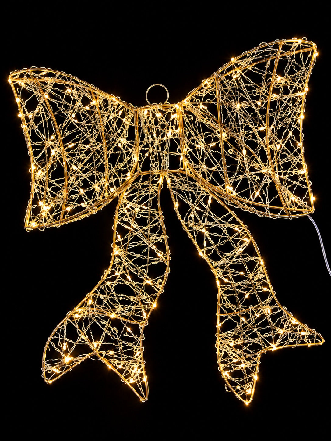 Christmas Bow Trend Ad with 500 LEDs Indoor/Outdoor 48x54 Cm Warm White Light