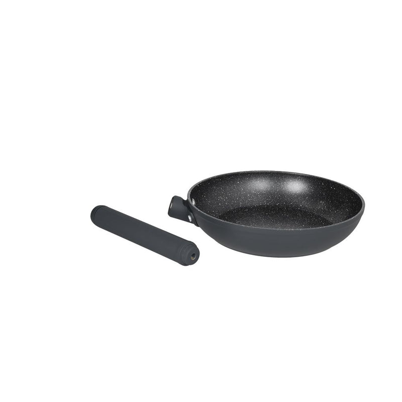 Tognana Batteria di Pentole 11 Pezzi Modulo Dark Grey in Alluminio Beige – Set Pentole e Casseruole per la Cucina