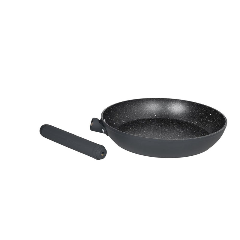 Tognana Batteria di Pentole 11 Pezzi Modulo Dark Grey in Alluminio Beige – Set Pentole e Casseruole per la Cucina