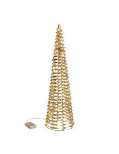 Ad Trend Gold Christmas Tree 30 LEDs H 60 cm Warm White Light
