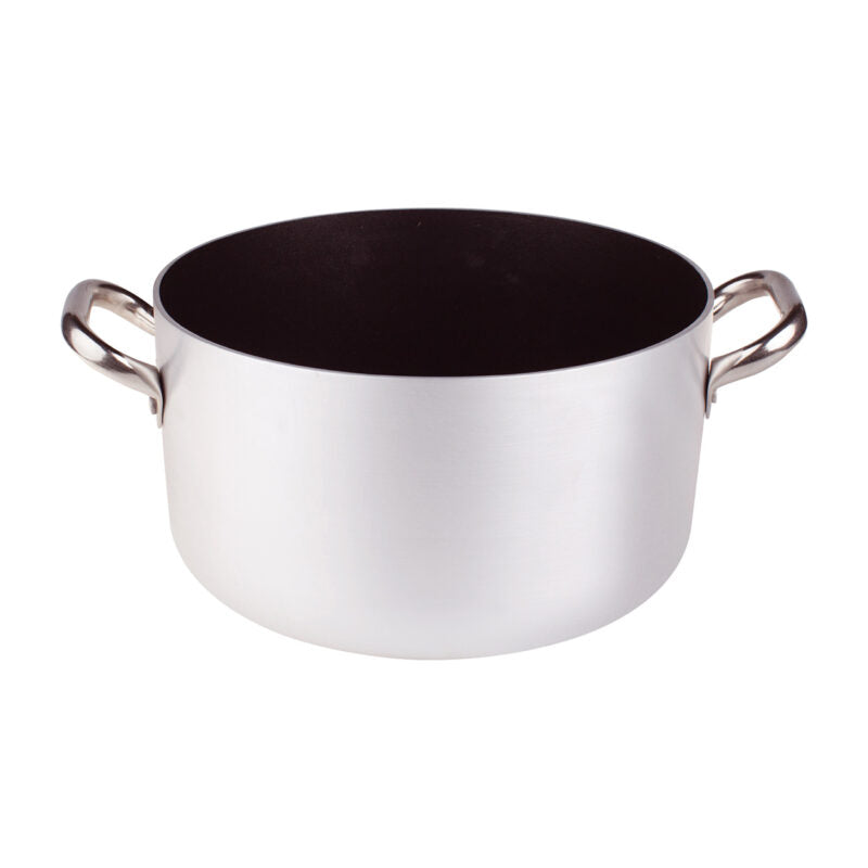 AGNELLI High Casserole Dish with 2 Handles Non-stick Aluminum D 32 cm