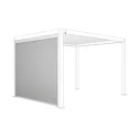 L'Arcolaio Self-Rolling Blackout Blind for Pergola Textilene 3m White