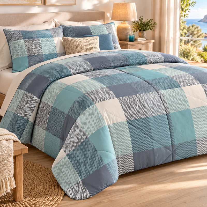 Trapunta Matrimoniale Cortina – Trapunta Invernale per Letto Matrimoniale, Calda e Decorativa, 2 Fantasie Assortite 1 Pz