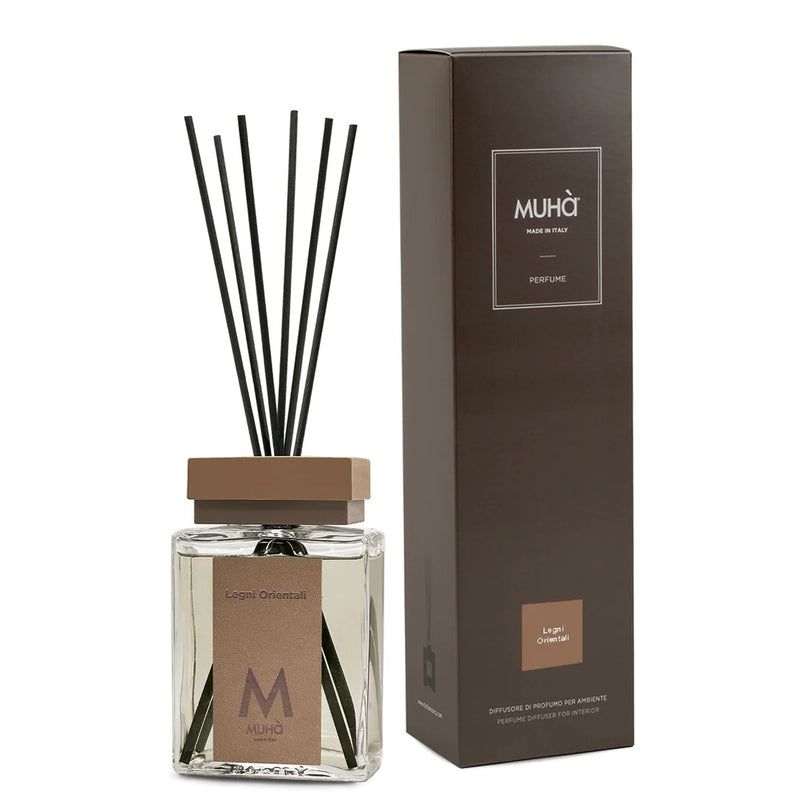Muhà Luxe Perfume Reed Diffuser Oriental Woods 200 ml