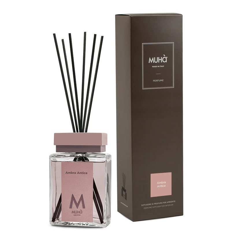 Muhà Luxe Perfume Reed Diffuser Ancient Amber 100 ml