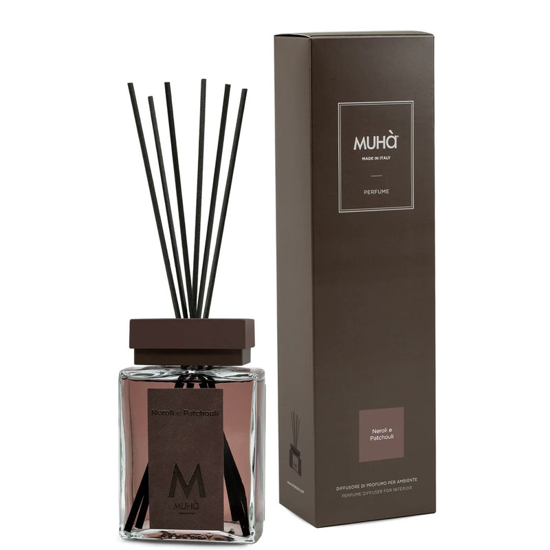 Muhà Luxe Perfume Reed Diffuser Neroli and Patchouli 200 Ml