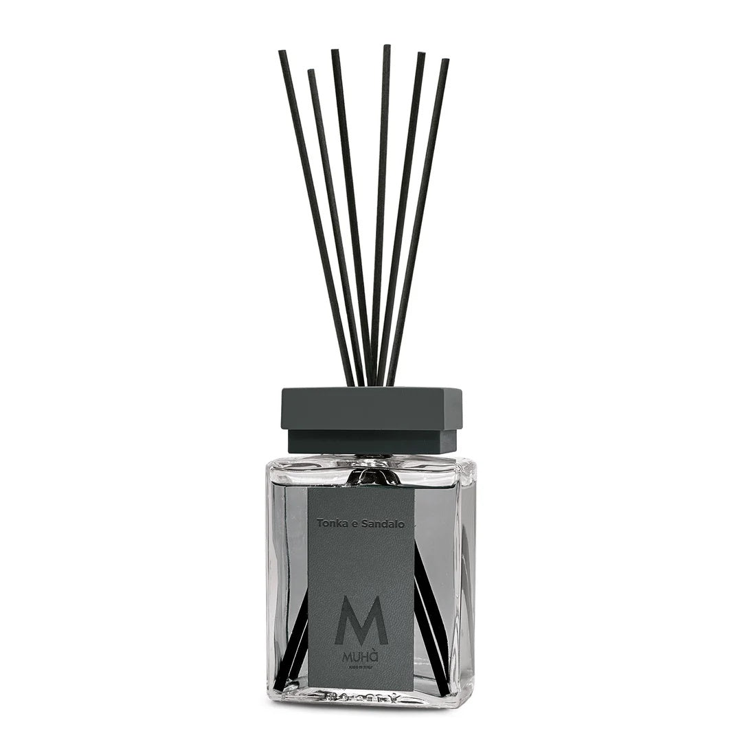 Muhà Luxe Perfume Reed Diffuser Tonka and Sandalwood