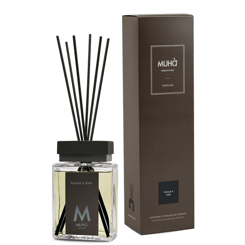 Muhà Luxe Perfume Reed Diffuser Water and Salt 200 Ml