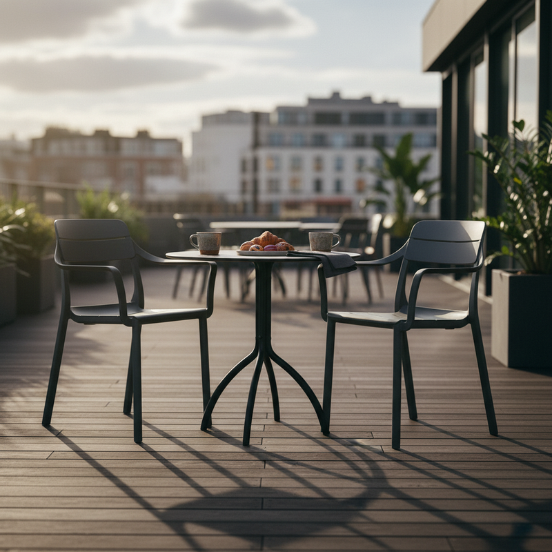 Cassia Armchair Basalt Modern Terrace