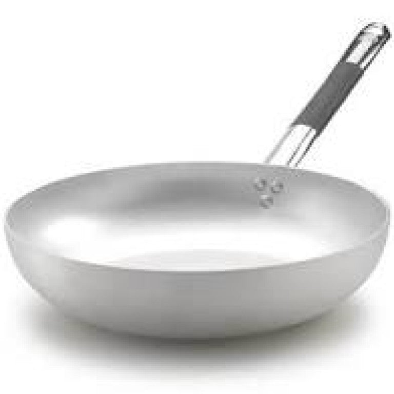 AGNELLI Induction-Friendly Flared High-Sided Aluminium Pan, 36 cm