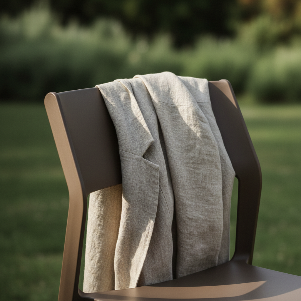 Dettaglio schienale Sedia Trill Tabacco