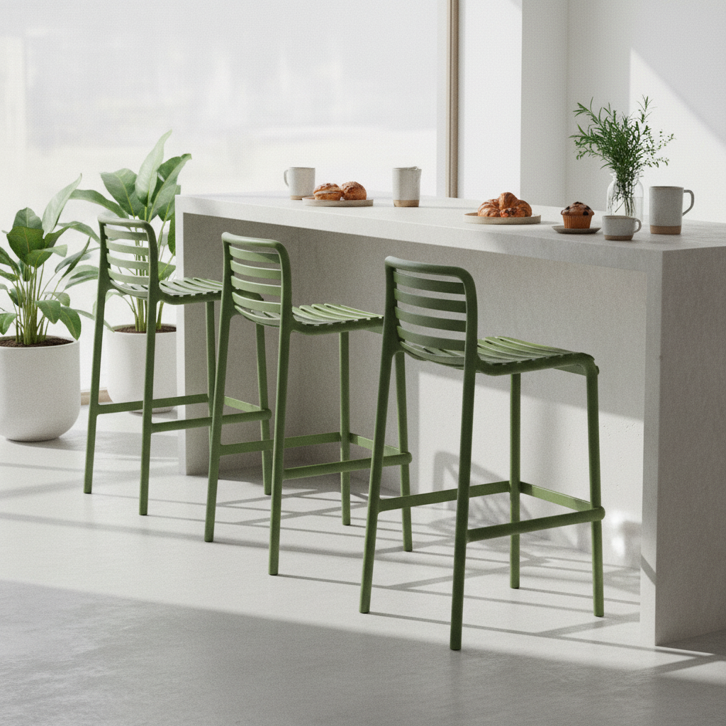 Doga Stool Agave Contemporary Fresh Cafe