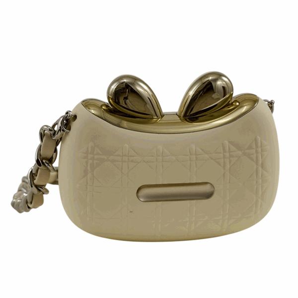 L'Arcolaio Small Bag with Handle and Wireless Earbuds Cream 8.5x3.5x3.6 cm