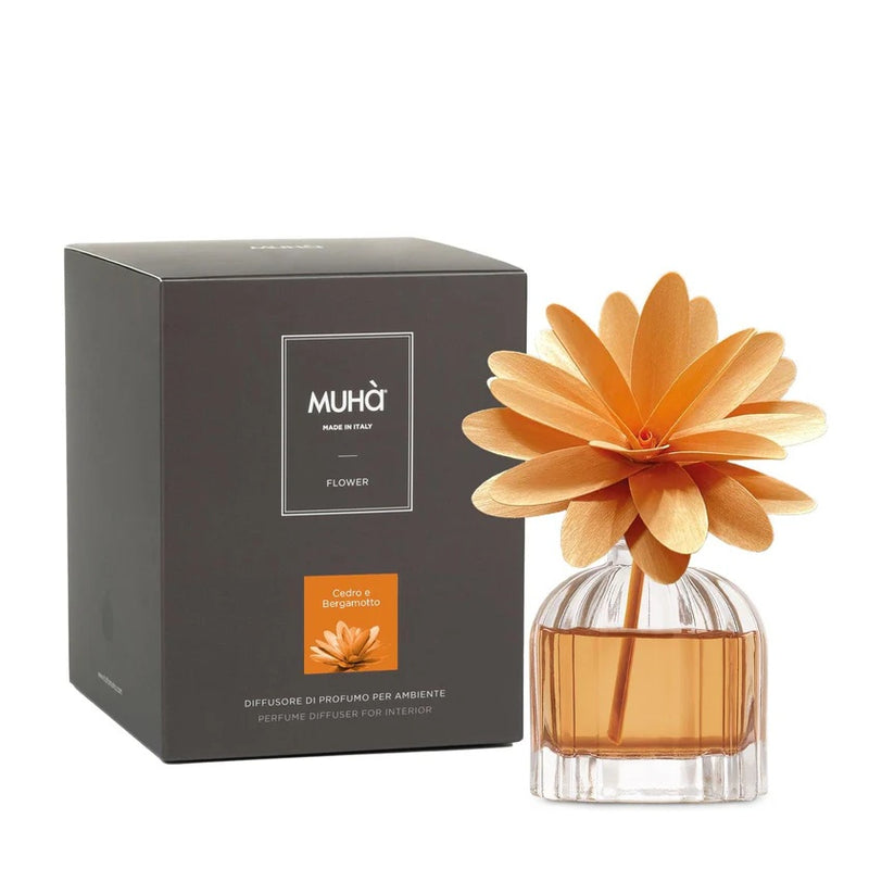 Muhà Flower Diffuser 60ml Cedar & Bergamot