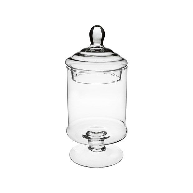 a l e import a l e import bomboniera portaconfetti vetro h 240 mm d 120 mm trasparente ean 8631524735028