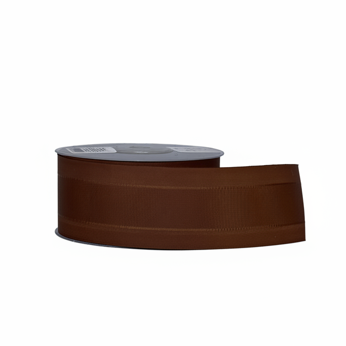 Nastro Supreme Gros Grain Arpimex 40mm 20mt color cioccolato. Ideale per packaging, fiorai, bomboniere e allestimenti eventi e cerimonie. ean 8018318257056