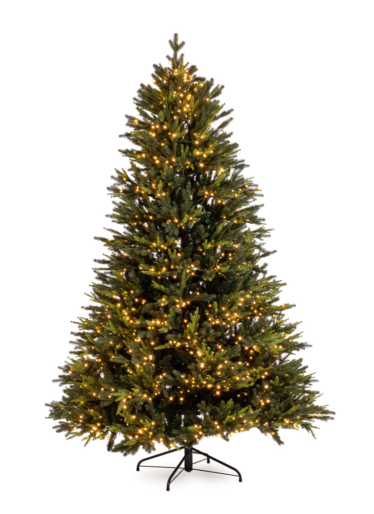 bizzotto bizzotto albero di natale berkshire h 270 cm d 170 cm 9 896 rami 3 100 led verde