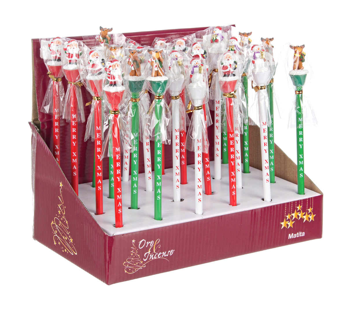 bizzotto bizzotto matita babbo natale pupazzo renna ass 1 pz ean 8051836176713