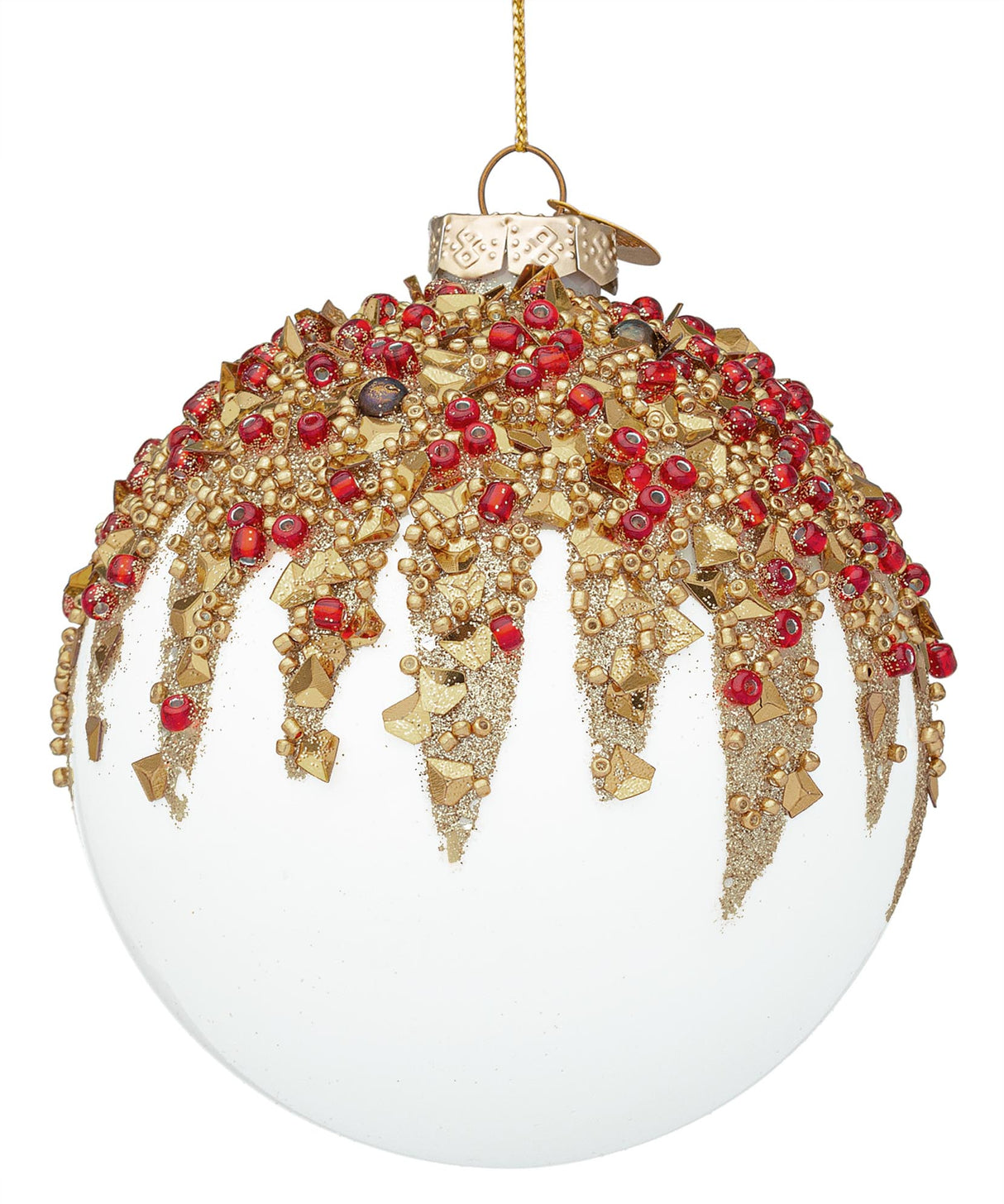 bizzotto bizzotto sfera di natale firework d 10 cm vetro bianco ean 8051836658318