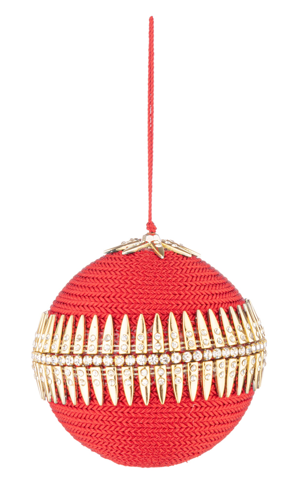 bizzotto bizzotto sfera di natale golden d 100 mm con brillanti rossa ean 8051836739086