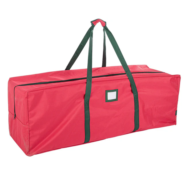 Bizzotto XMas Rectangular Christmas Tree Bag H 180 Cm Red