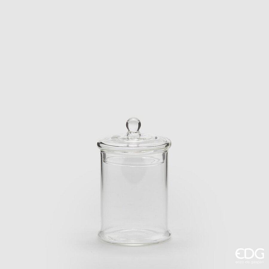 edg enzo de gasperi edg enzo de gasperi contenitore vaso cilindro h 10 cm d 65 cm portaconfetti vetro natural ean 8056372385629