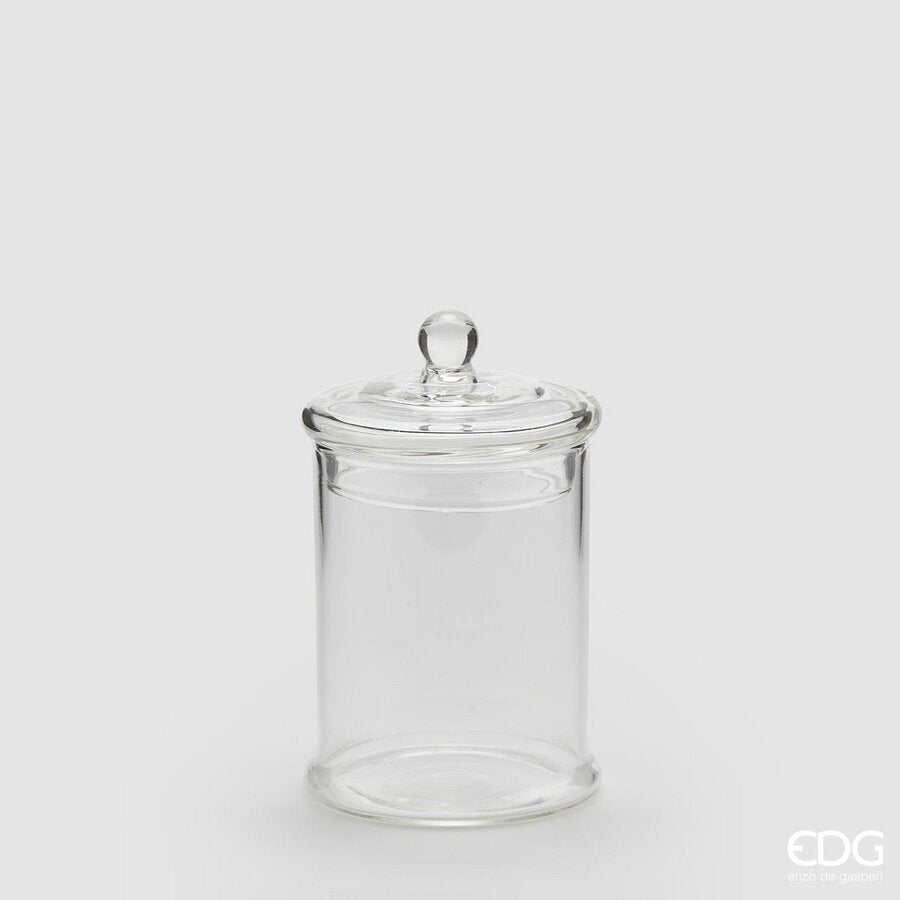 edg enzo de gasperi edg enzo de gasperi contenitore vaso cilindro h 14 cm d 8 cm portaconfetti vetro natural ean 8056372385636