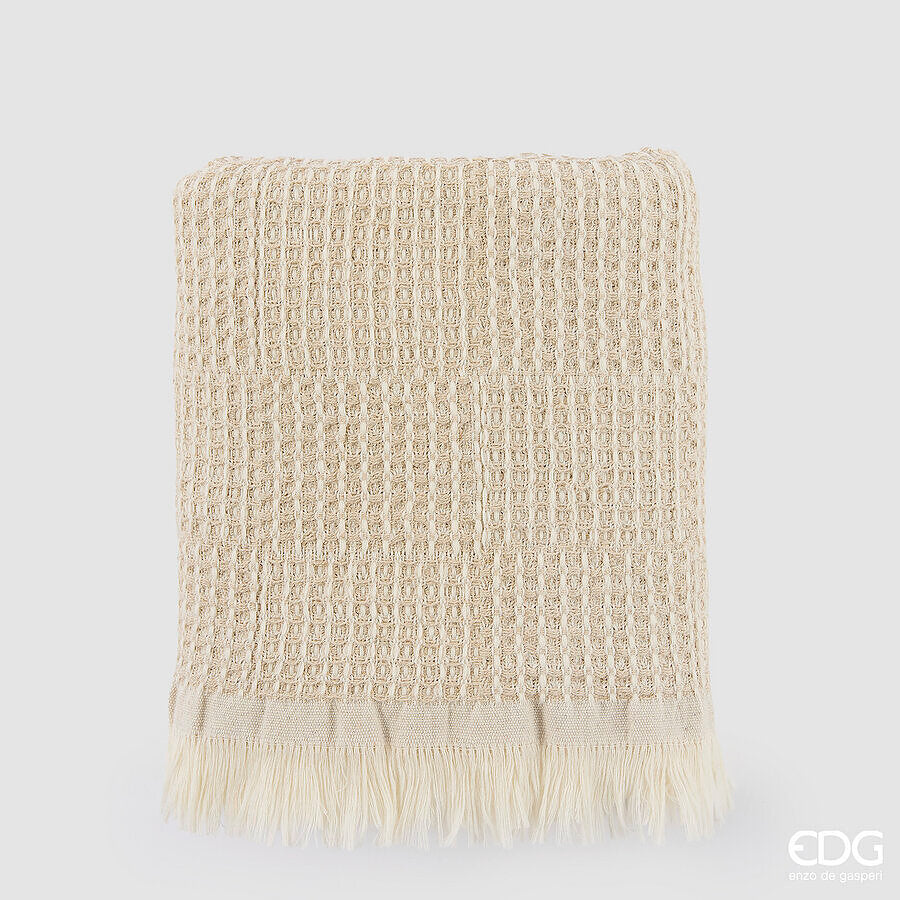 edg enzo de gasperi edg enzo de gasperi coperta quadretti l 158 cm l 102 cm scatola regalo grigio ean 8059824624369