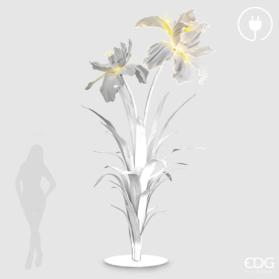 edg enzo de gasperi edg enzo de gasperi decoro iris 2 led 12v 300w h 350 cm l 170 cm natural ean 8059824644084