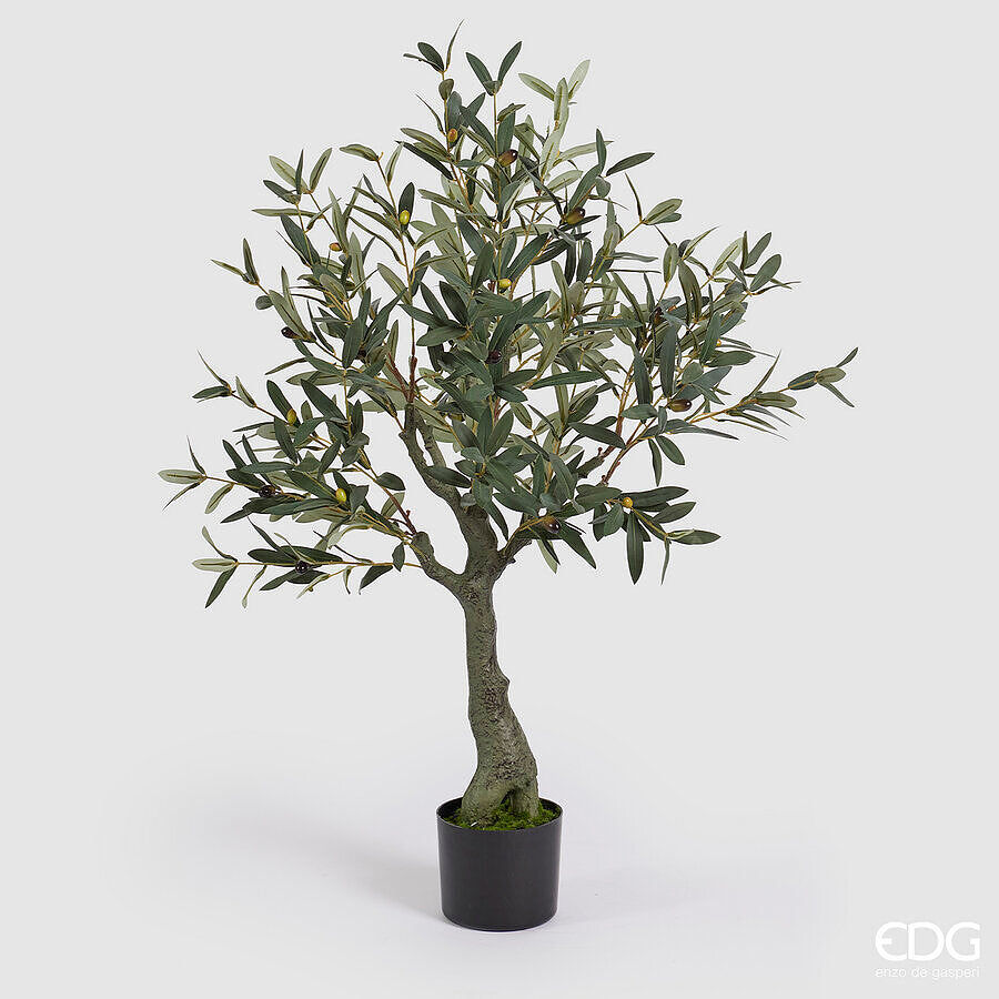 edg enzo de gasperi edg enzo de gasperi olivo con vaso h 110 cm pianta artificiale verde ean 8059824378620
