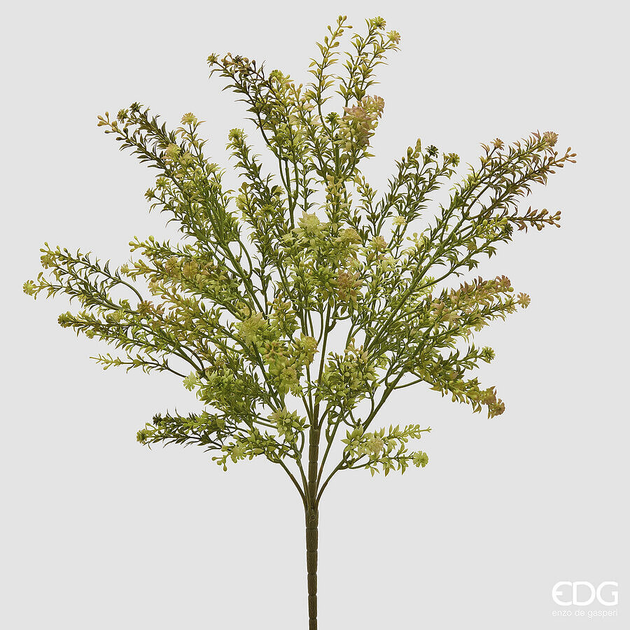 edg enzo de gasperi edg enzo de gasperi pianta artificiale erba palustre cespuglio h 55 cm yellow green pianta decorativa realistica design moderno ean 8059824668530