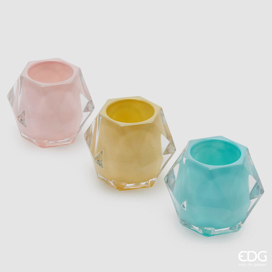 edg enzo de gasperi edg enzo de gasperi portacandela diamond ass h 85 cm d 105 cm multicolor 1 pz ean 8059824610416