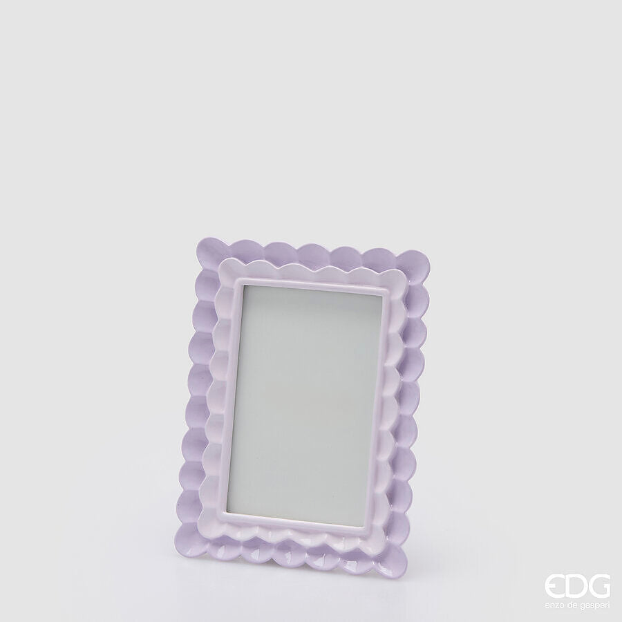 edg enzo de gasperi edg enzo de gasperi portafoto cornice balze rettangolare h 20 cm l 15 cm rosa ean 8059824632883