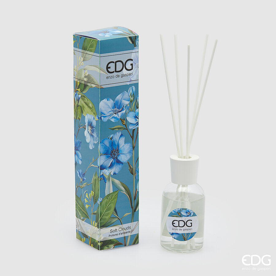 edg enzo de gasperi edg enzo de gasperi profumatore bottiglia 100 ml con bastoncini soft clouds ean 8059824454669