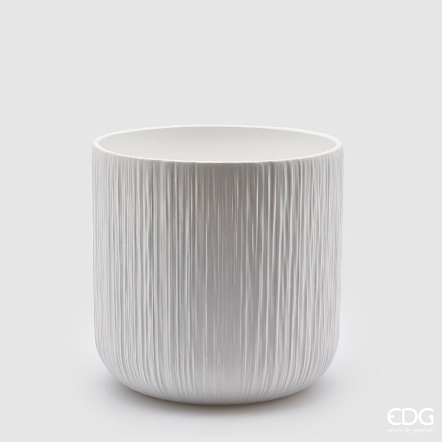 edg enzo de gasperi edg enzo de gasperi vaso gen h 205 cm d 205 cm ceramica waterproof colore bianco ean 8059824299017