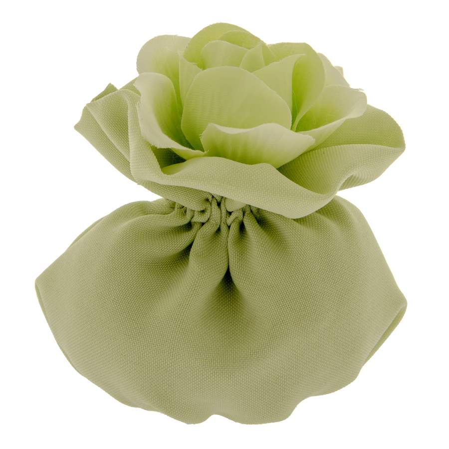 etm etm sacchetto flower ciuffo 13 cm portaconfetti verde 12 pz ean 8057500586567