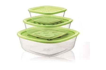 guzzini guzzini set 3 baratoli 570 cc 1 400 cc 2 950 cc coperchio verde avocado ean 8008392379713